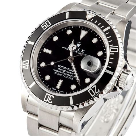 pre-owned certified rolex submarine|used Rolex Submariner 16610 price.